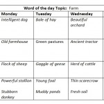 Word of the Day March-April 2020